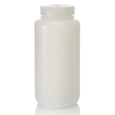 Nalgene BTL W/M HDPE, 1 oz 30 ml Wide Mouth Bottle, HDPE, PP Screw Cap, 30 ml, Part No. 2104-0001 - Image 6