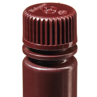 Nalgene BTL N/M AMBR HDPE,1/2 OZ 15ML Amber Narrow Mouth Bottle,HDPE,Amber PP Screw Cap,15ml, Part No. 2004-9050 - Image 4