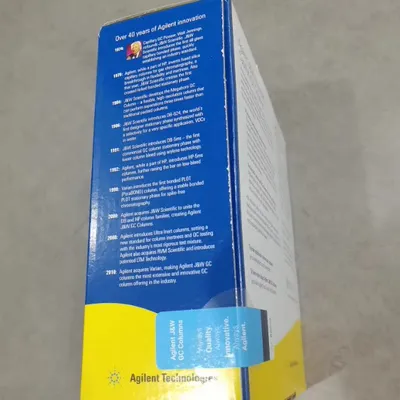 Agilent J&W DB-624 GC Column, 20 m, 0.18 mm, 1 μm, 7 inch cage, Fused Silica, Part No. 121-1324 - Image 5