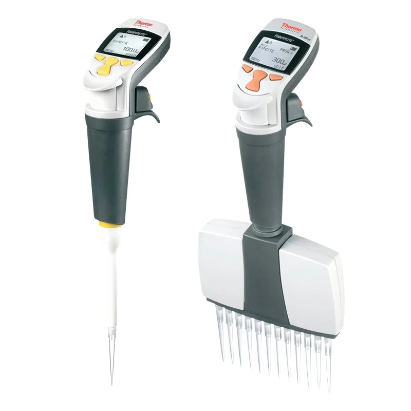 Thermo Finnpipette Novus Electronic Multi-Channel Adjustable Pipette 16-ch / 5-50 µl, incl. universal plug charger, CE marked, Part No. 46300700