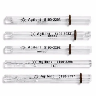Agilent Inlet liner, direct, 1.5 mm id, for gas samples, headspace, purge & trap, 25/pk, Part No. 5183-4710