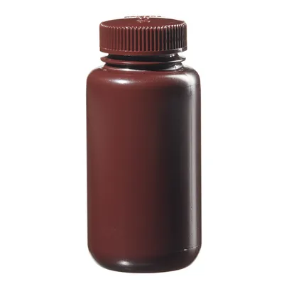 Nalgene BTL AMBR W/M HDPE,1OZ 30ML Amber Wide Mouth Bottle,HDPE,Amber PP Screw Cap,30ml, Part No. 2106-0001 - Image 2