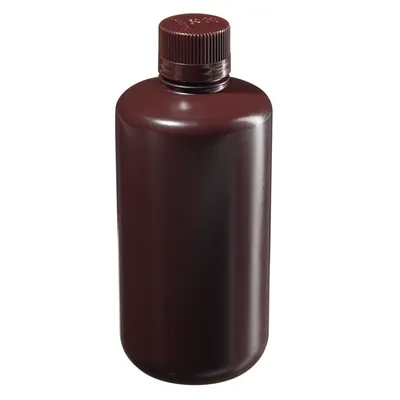 Nalgene BTL N/M AMBR HDPE,1/2 OZ 15ML Amber Narrow Mouth Bottle,HDPE,Amber PP Screw Cap,15ml, Part No. 2004-9050 - Image 2