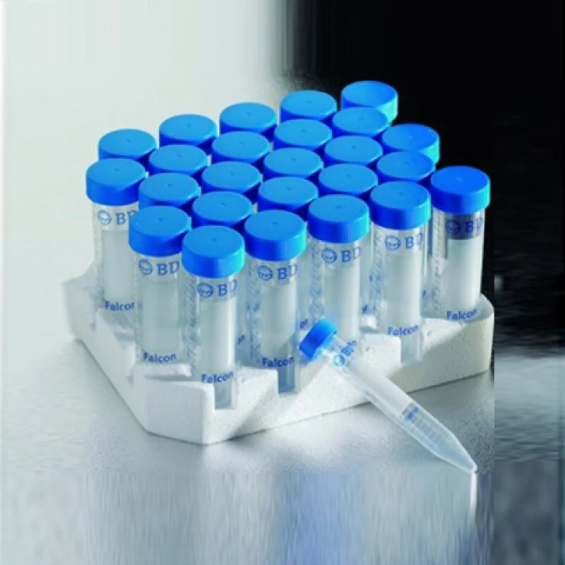 Corning Falcon 15 mL Conical Centrifuge Tube, High-Clarity Polypropylene, Max RCF: 6000, with Tube Rack, Part No. 352097